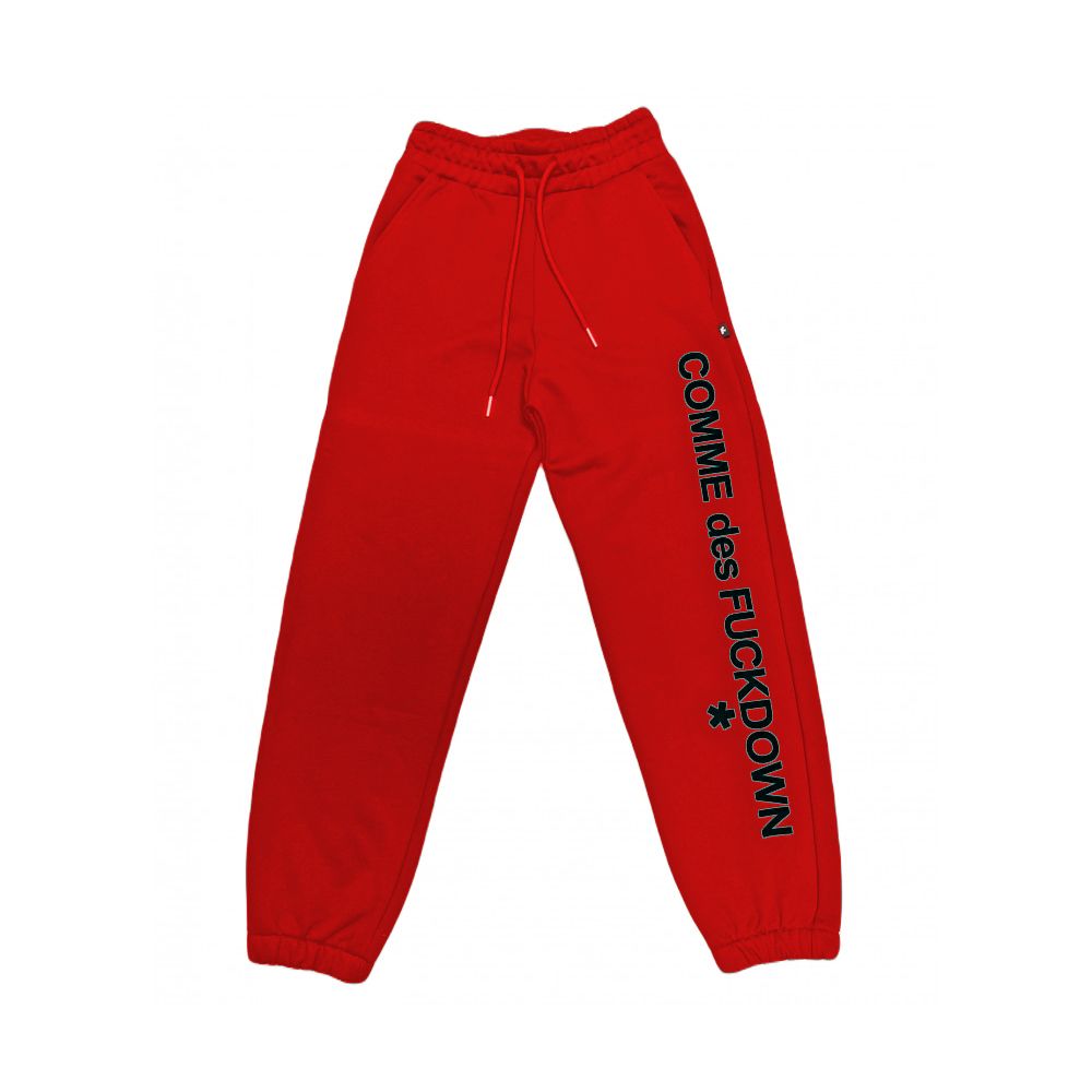 Comme Des Fuckdown Rote Baumwolle Damen Sweatpant