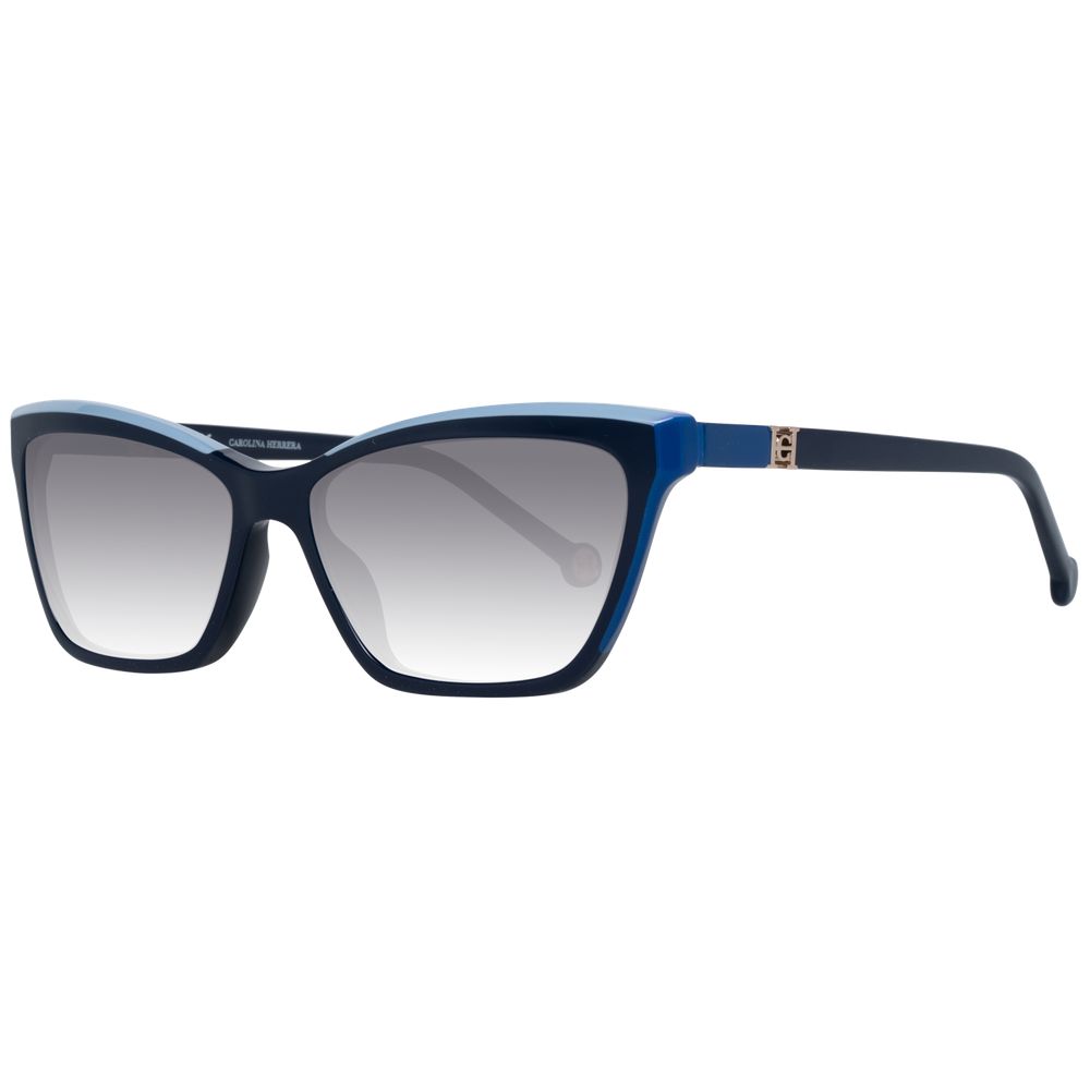Carolina Herrera Blaue Kunststoff-Sonnenbrille