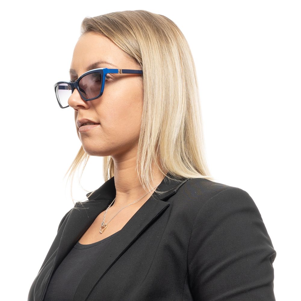 Carolina Herrera Blaue Kunststoff-Sonnenbrille