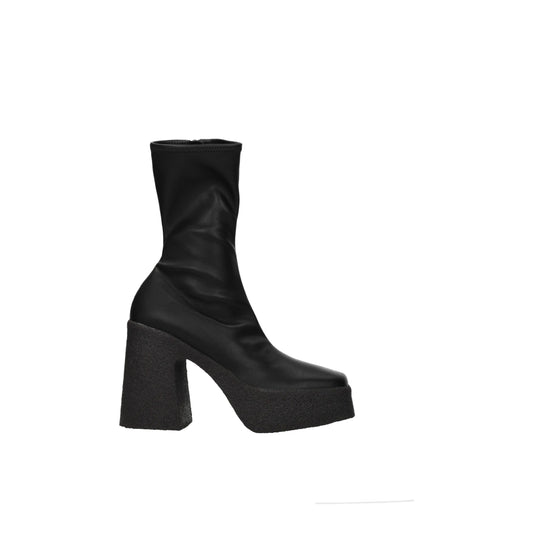 Stella McCartney Schwarze Lederstiefeletten