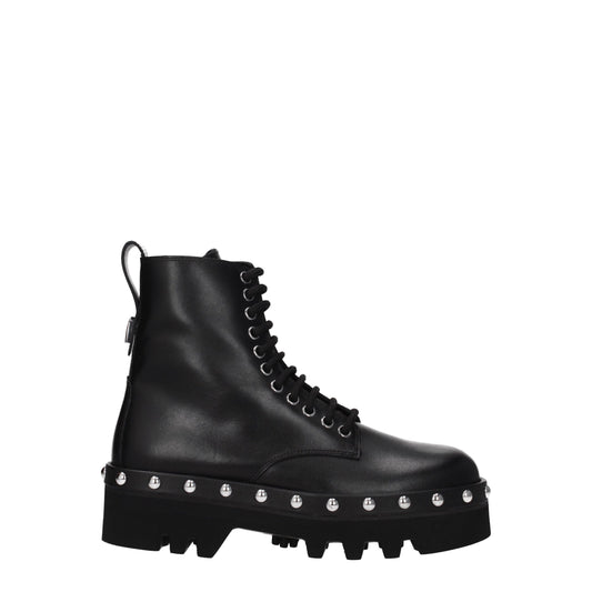 Furla Schwarze Lederstiefeletten
