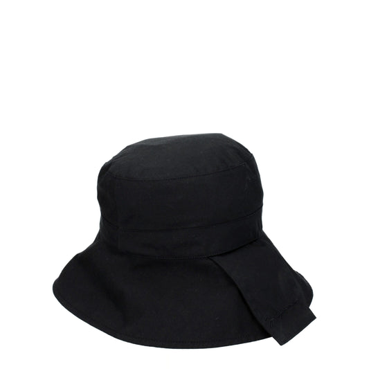 Jacquemus Schwarze Baumwoll-Eimerhüte