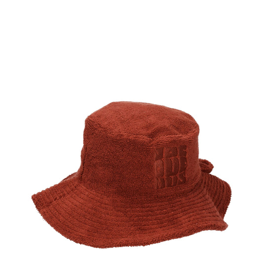 Jacquemus Eimerhüte aus brauner Baumwolle