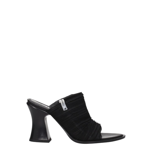 Premiata Schwarze Stoff-Plateaus