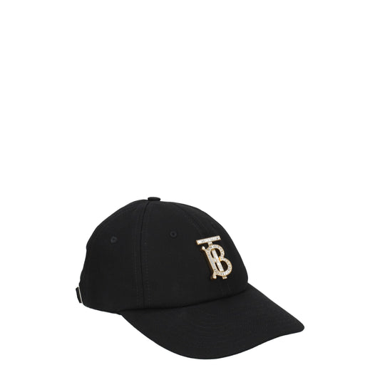 Burberry Schwarze Baumwollmützen (Baseballmütze)