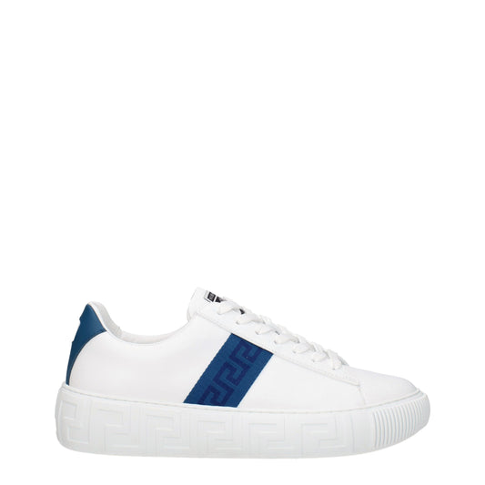 Versace Weiße Leder-Low Tops