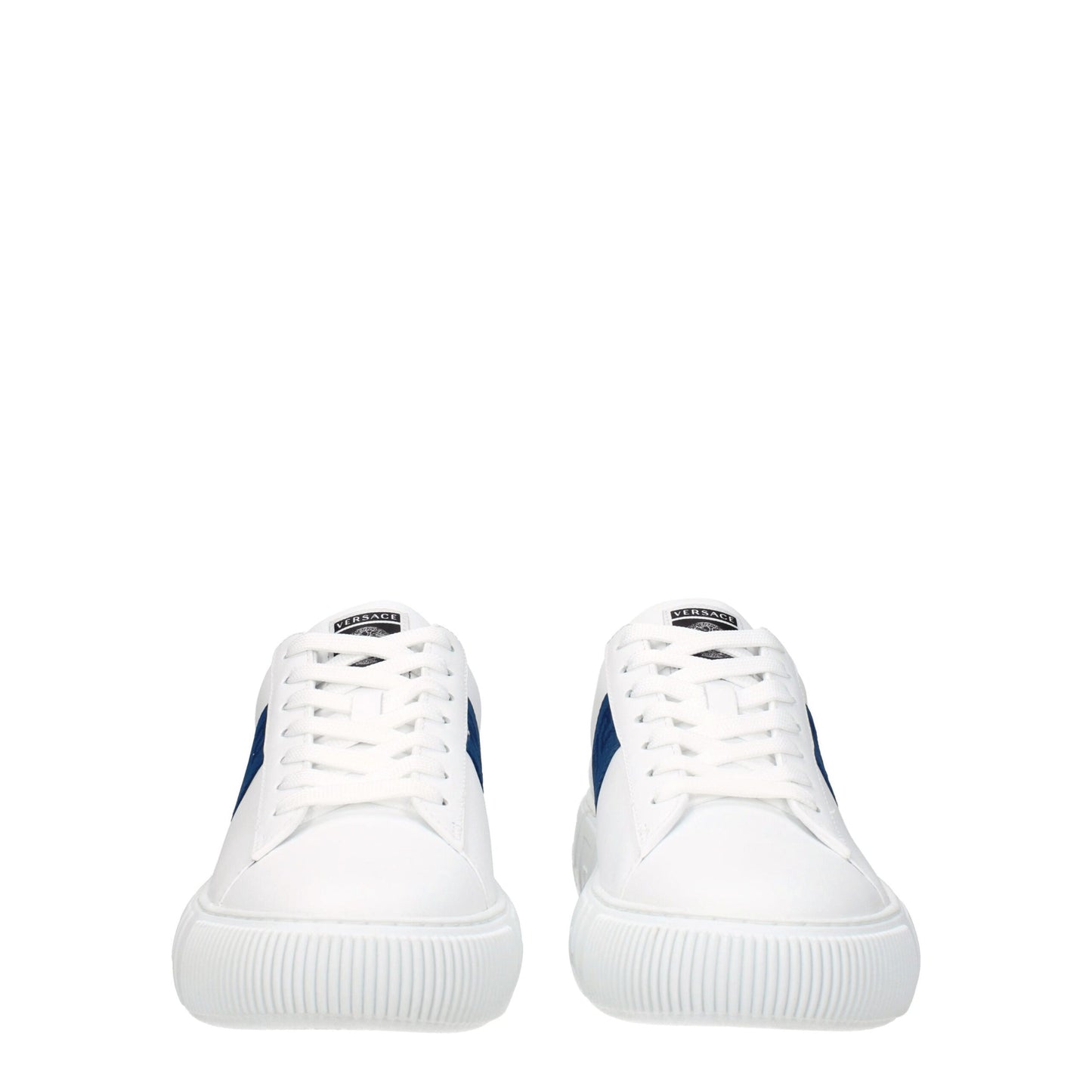Versace Weiße Leder-Low Tops