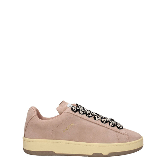 Lanvin Rosa Leder Low Tops