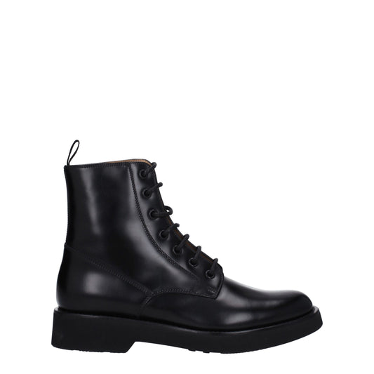 Church's Schwarze Lederstiefeletten
