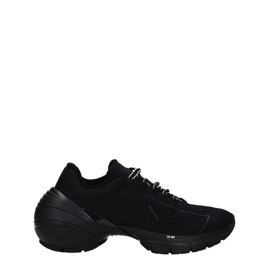 Givenchy Schwarzer Stoff Sportliche Turnschuhe