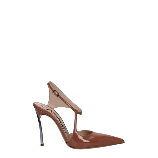 Casadei Rosa Leder Pumps mit hohem Absatz
