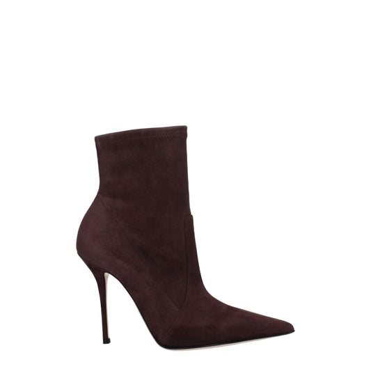 Casadei Braune Lederstiefeletten