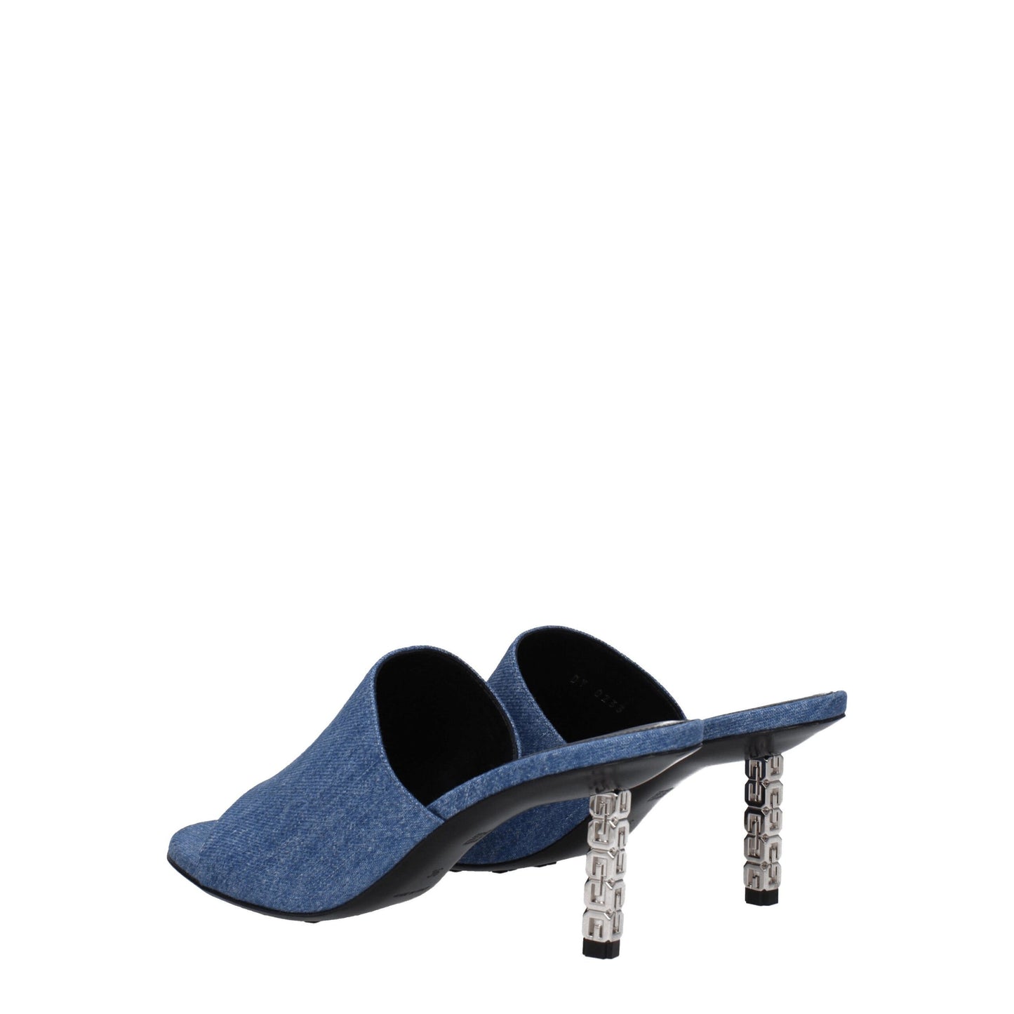 Givenchy Blaue Stoffplattformen