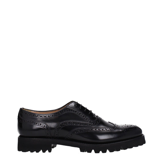 Church's Schwarze Leder Oxfords und Derbies