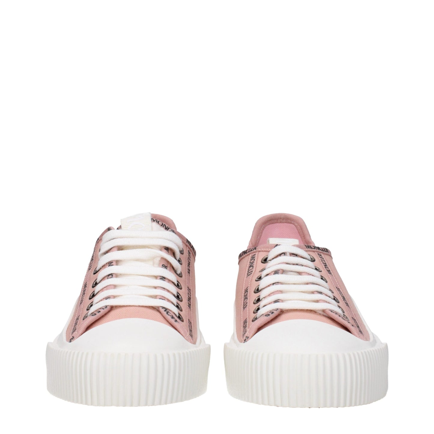 Moncler Rosa Stoff Low Tops