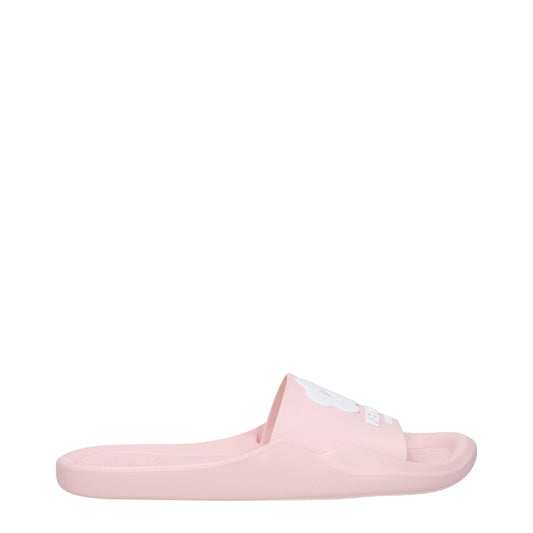 Kenzo Rosa Baumwollpantoffeln Sandalen
