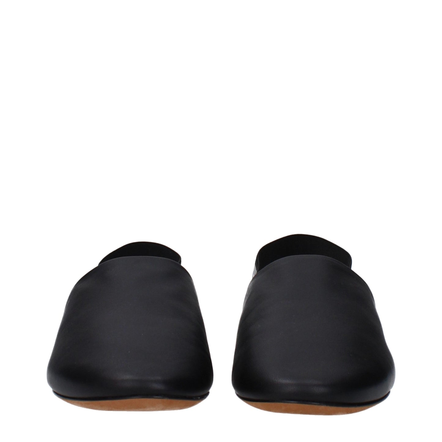 Givenchy Schwarze Lederrutschen