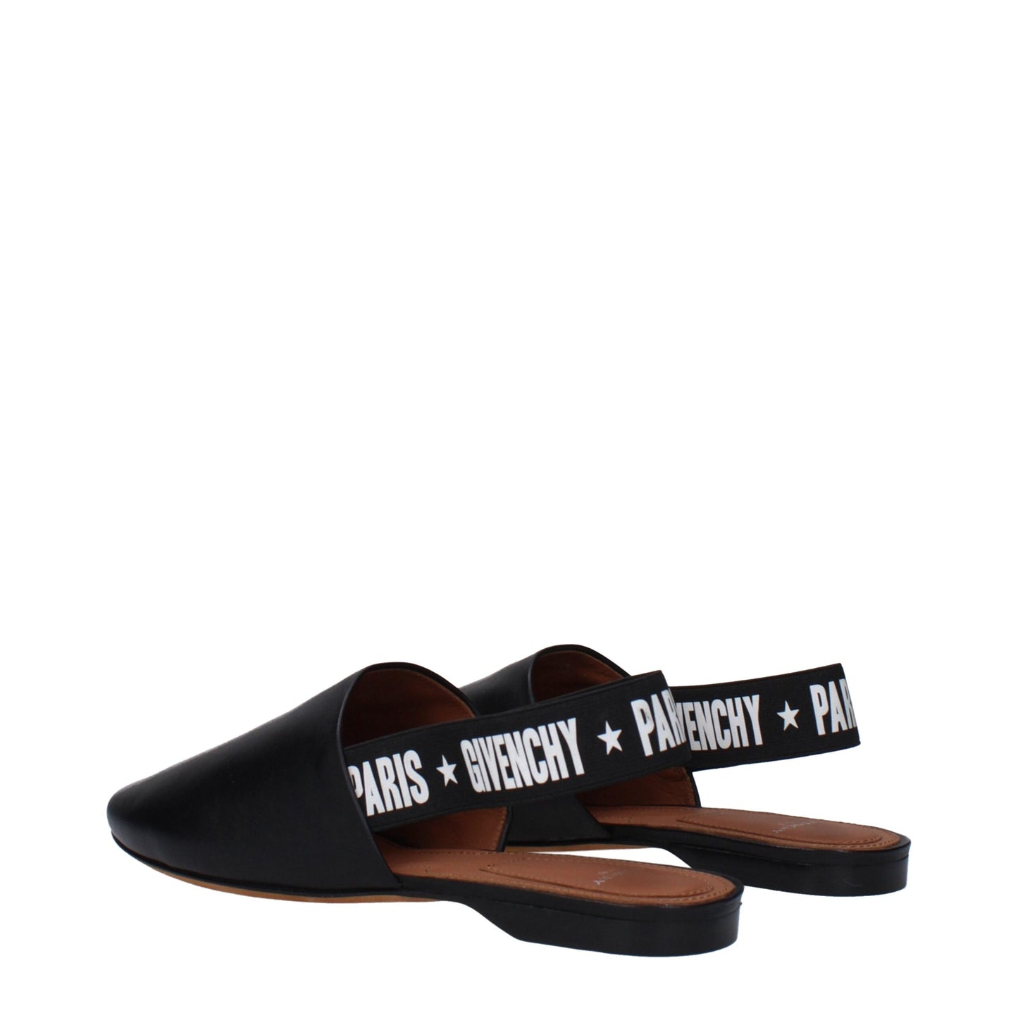 Givenchy Schwarze Lederrutschen