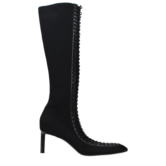 Givenchy Schwarze Schnürstiefel aus Stoff