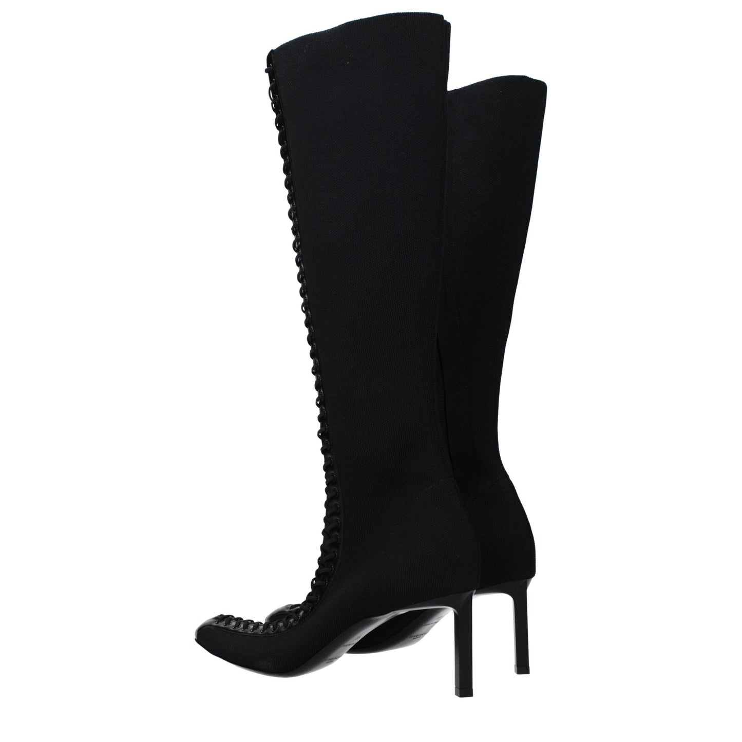 Givenchy Schwarze Schnürstiefel aus Stoff