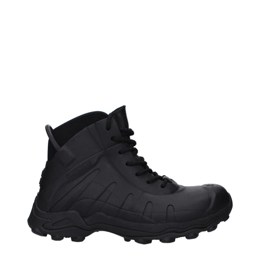 Givenchy Schwarze Baumwollstiefeletten