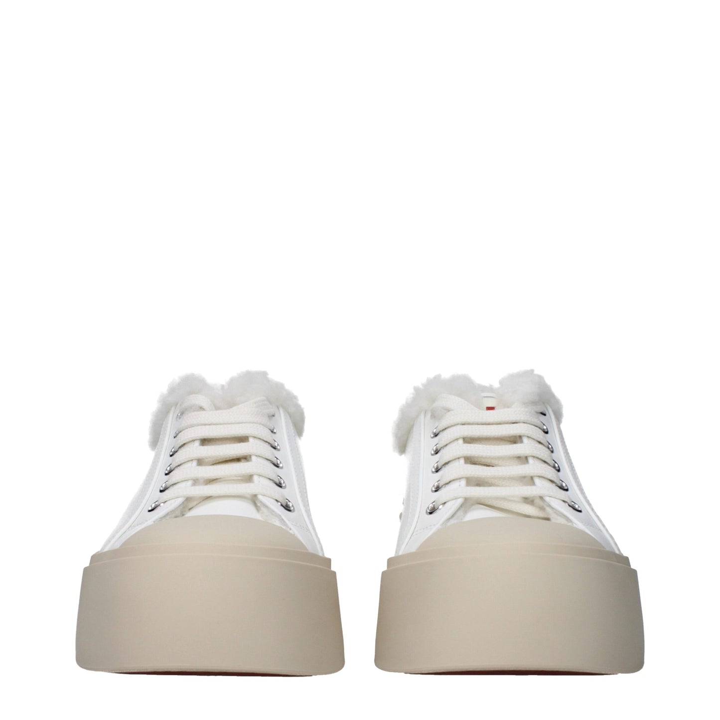Marni Weiße Leder-Low Tops