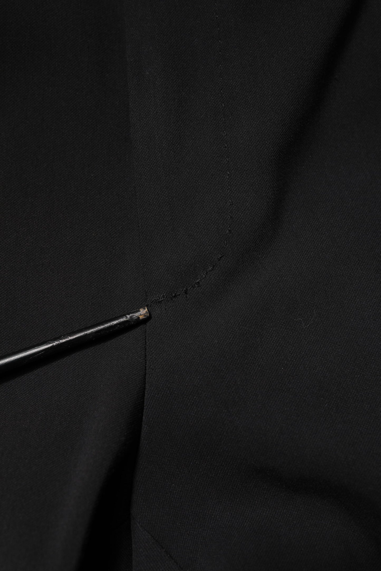 Dolce & Gabbana Schwarzer einreihiger 2-teiliger Anzug aus Baumwolle