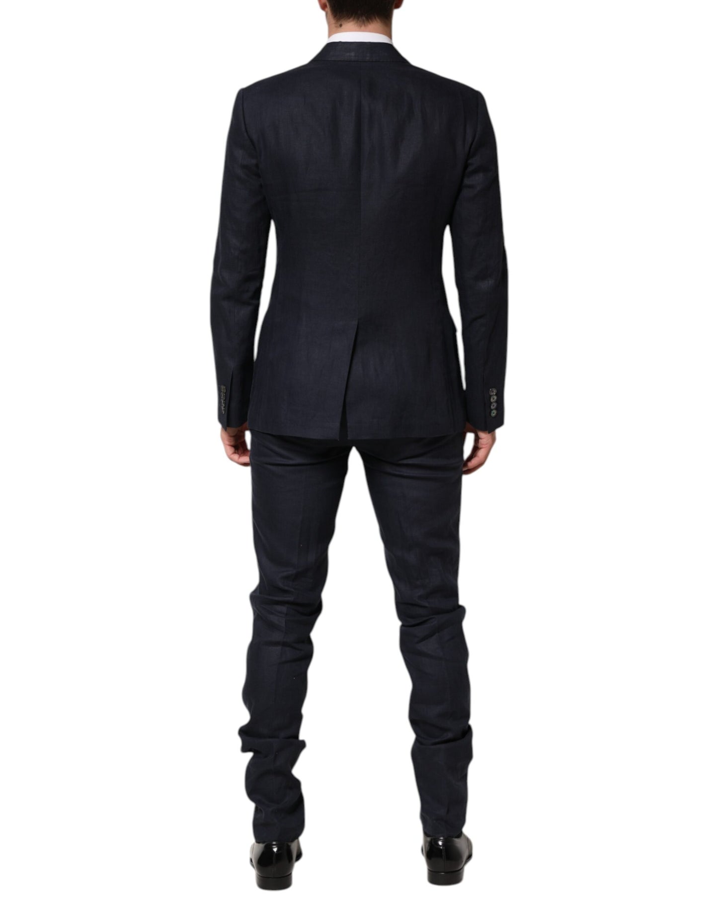 Dolce & Gabbana Dunkelblauer Zweireiher 2 Stück Anzug