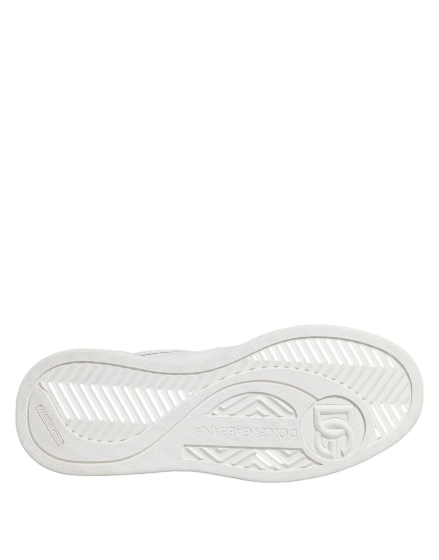 Dolce & Gabbana Weiß Miami Leder Low Top Turnschuhe Schuhe