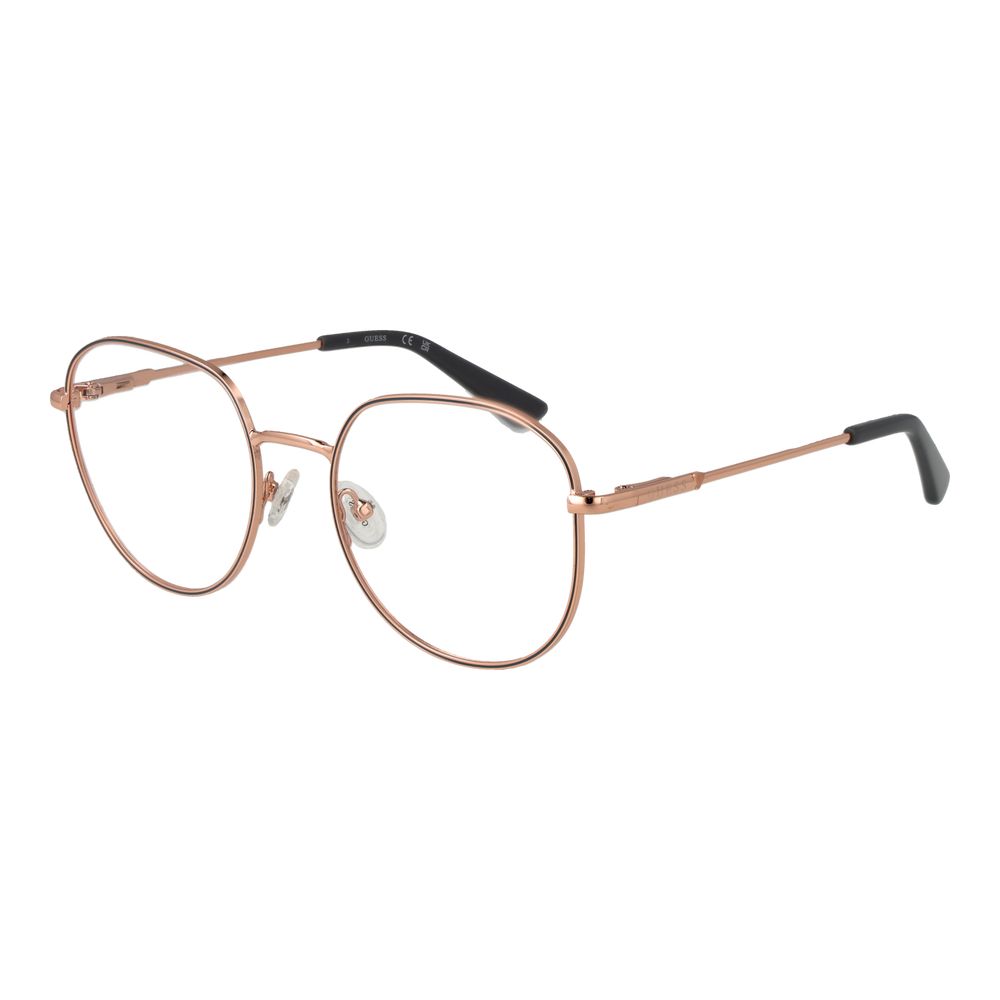Guess Brille mit roségoldenem Metallrahmen