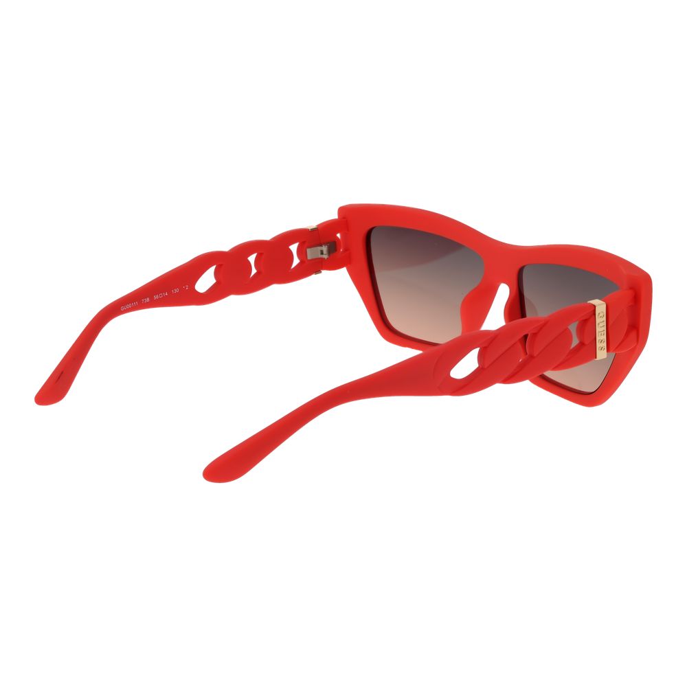 Guess Rote Sonnenbrille aus Kunststoff