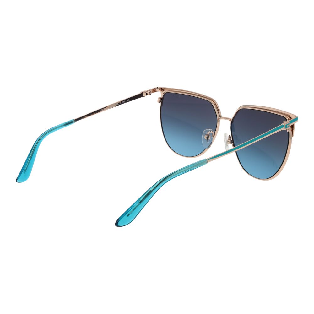 Guess Goldene Metall-Sonnenbrille