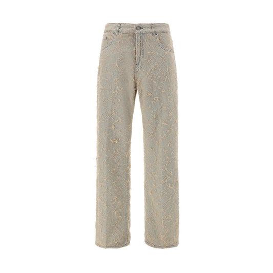 Haikure Jeans mit Pilling-Effekt