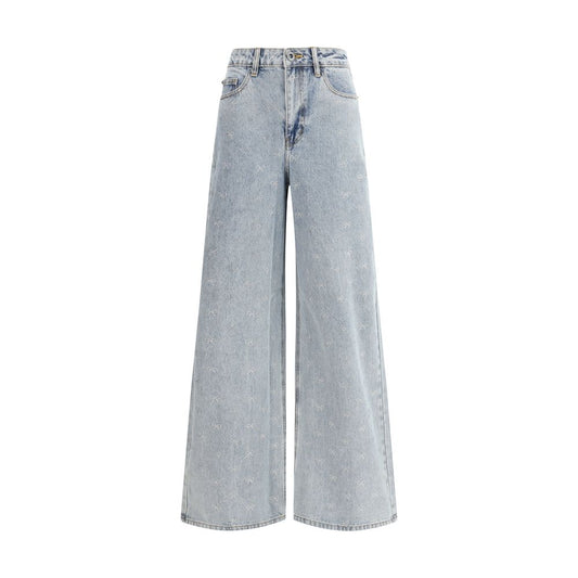 Self-Portrait Schleife Diamant Jeans