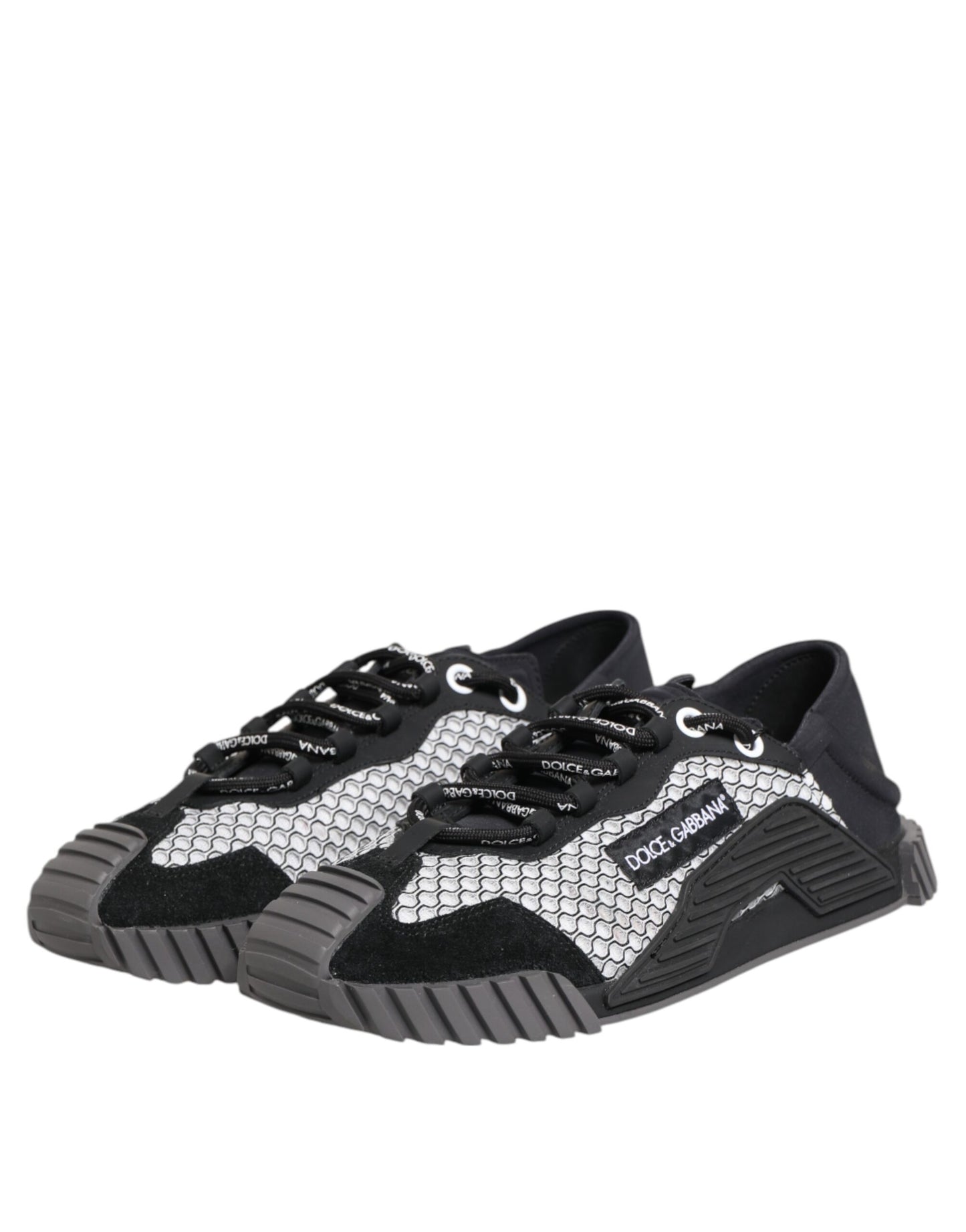 Dolce & Gabbana Multicolor Lace Up Low Top NS1 Turnschuhe Schuhe