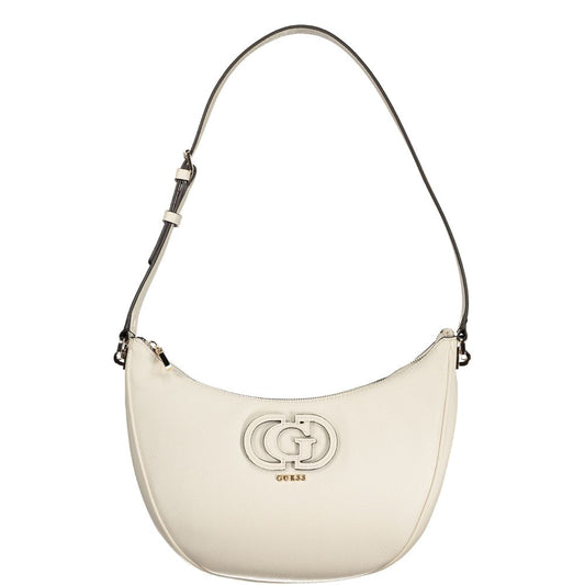 Guess Jeans Weiß Polyethylen Frauen Handtasche