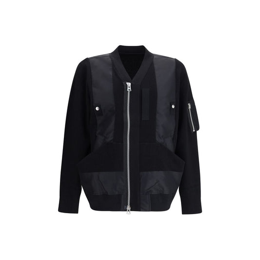Sacai Jacke mit Reißverschluss und Blende
