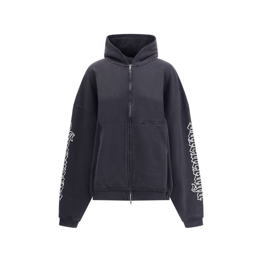 Balenciaga Hoodie mit schwarzem Schriftmotiv
