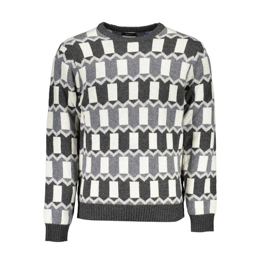 Gant Grauer Pullover aus Wolle