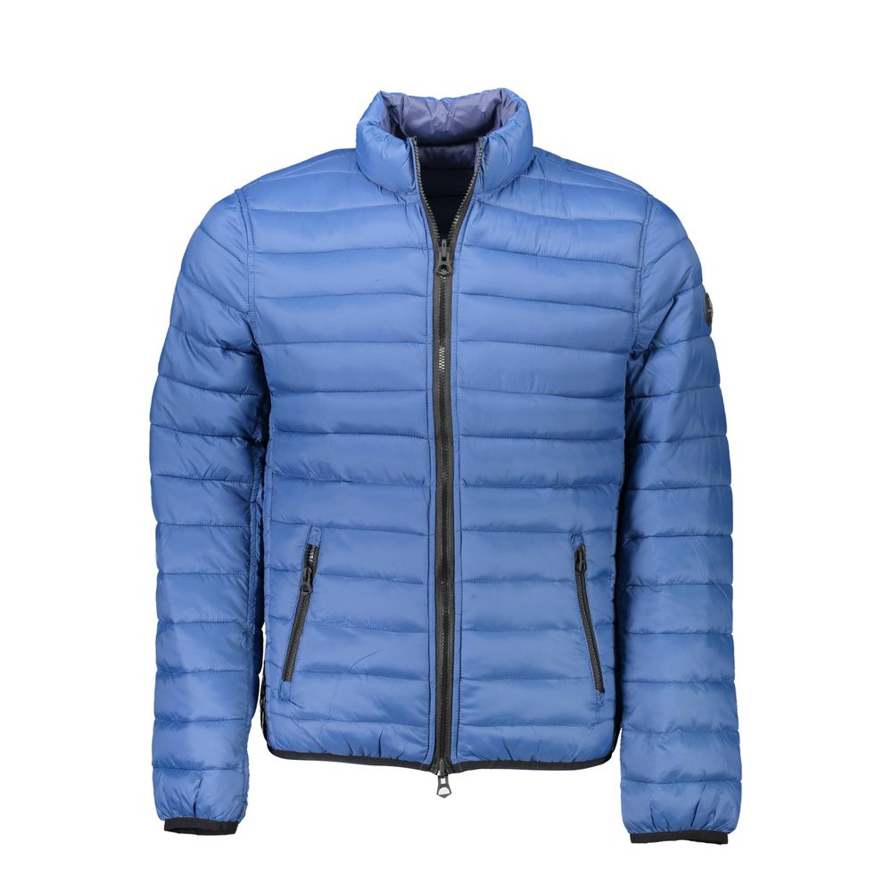 U.S. POLO ASSN. Blaue Nylon Herren Jacke