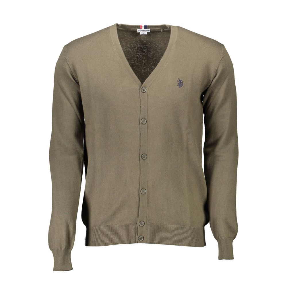 U.S. POLO ASSN. Grüner Baumwollpullover