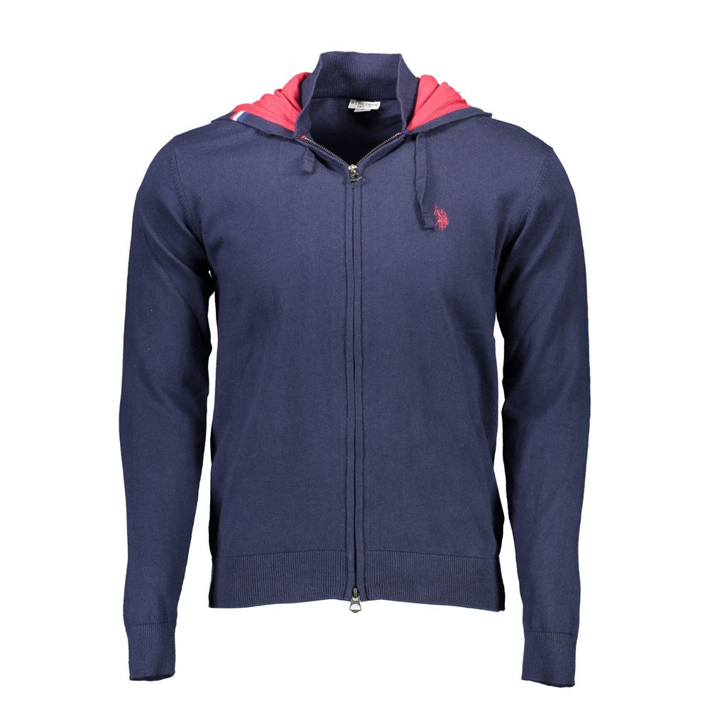 U.S. POLO ASSN. Blauer Baumwollpullover
