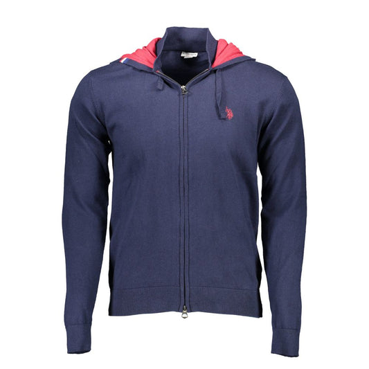 U.S. POLO ASSN. Blauer Baumwollpullover