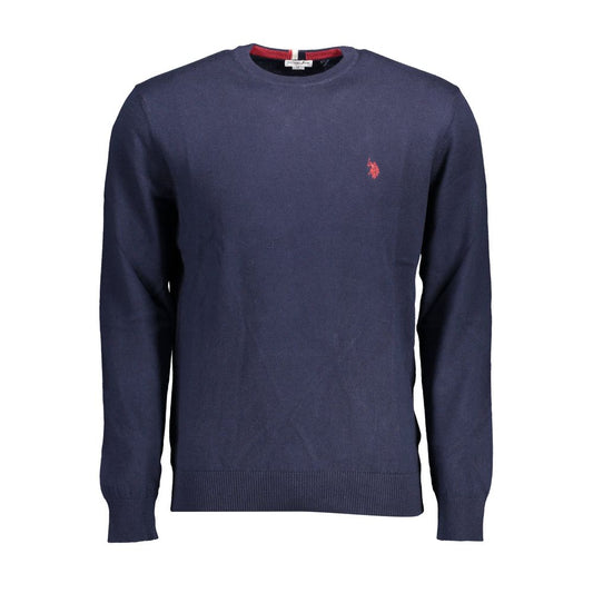 U.S. POLO ASSN. Blauer Baumwollpullover