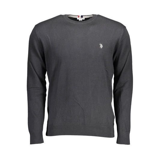 U.S. POLO ASSN. Schwarzer Baumwollpullover