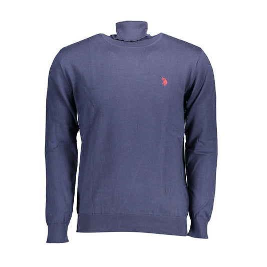 U.S. POLO ASSN. Blauer Baumwollpullover