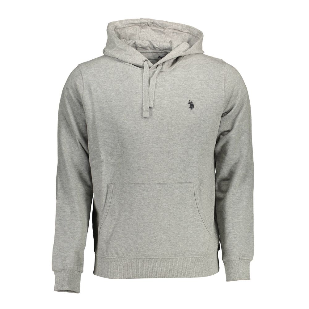 U.S. POLO ASSN. Grauer Baumwollpullover für Männer