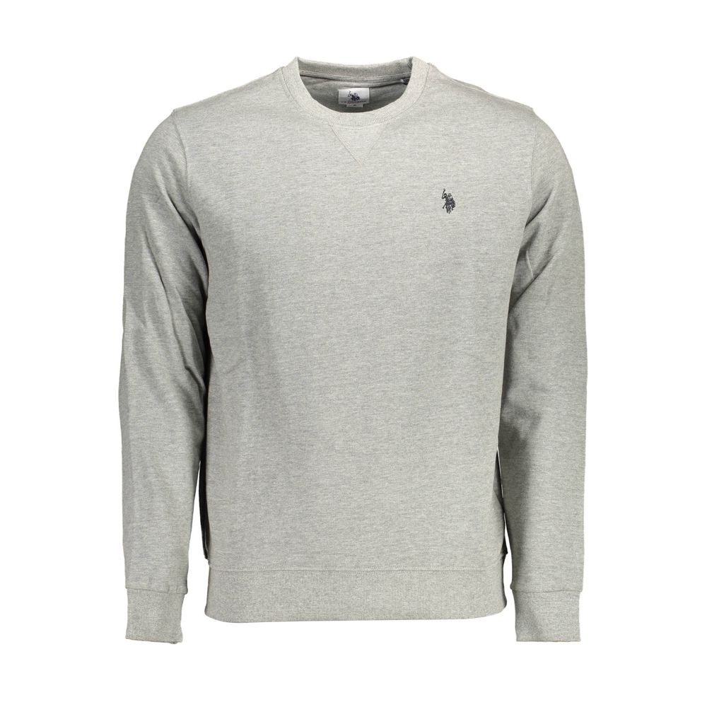 U.S. POLO ASSN. Grauer Baumwollpullover für Männer