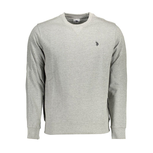 U.S. POLO ASSN. Grauer Baumwollpullover für Männer