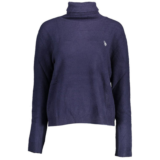 U.S. POLO ASSN. Blauer Nylon-Pullover